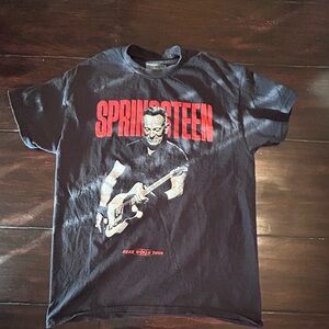 Black Short Sleeve Bruce Springsteen & E Street Band Concert T